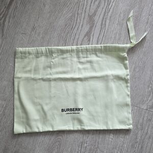 Burberry Pale Green Logo Dust Bag